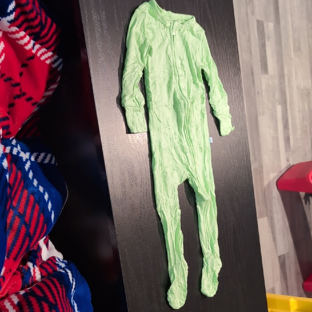 Posh Peanut Light Green Kids One Piece